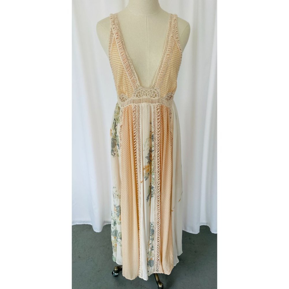 Free People Queen of The Sun Maxi Dress Size 6